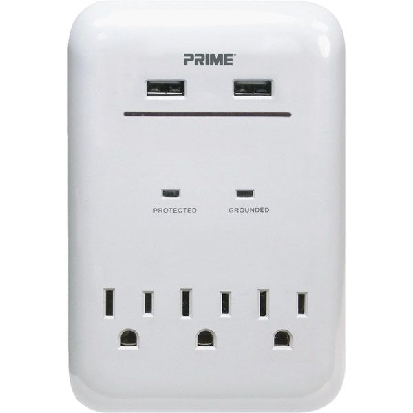 Handtools;Multitools;Multitools PBUSB343S Prime Wire & Cable 3-Outlet USB Charger