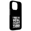 iPhone 15 Pro Lupus Awareness 99.9% Probability Tired SLE Smartphone Case