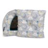 Petface (Little Petface) Igloo Kitten Bed, Grey Cloud and Moon Print