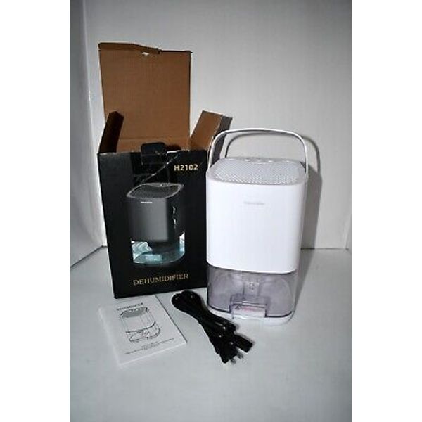 Portable MINI Portable Electric Dehumidifier W Night Mood Light in white #H2102