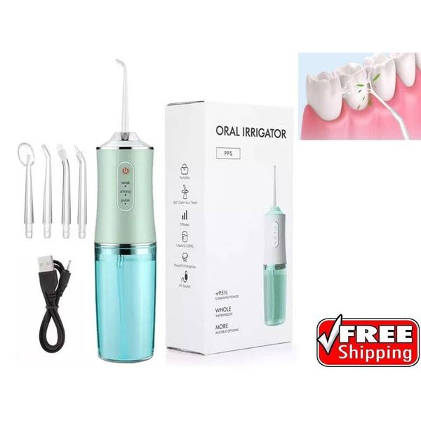 Cordless Water Flosser Dental Pick Teeth Cleaner Oral Irrigator Gum Health Floss