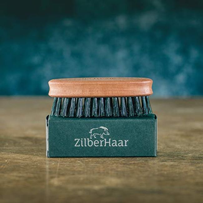 ZilberHaar Brush Cleaner - Beard and Hair Brush Cleaner Tool - Hand-Made Natural Hairbrush Cleaner Tool - 4.3 Inches Long and 1.9 Inches Wide at Rake