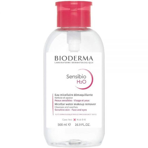 Bioderma Sensibio H2O Micellar Water Makeup Remover 2 Pack for Sensitive Skin