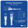HB-DIGITAL 5 m LAN Cable RJ45 Patch Cable with CAT 7 Raw Cable U/FTP Flat - 10 Gigabit Ethernet Network Cable Copper Professional PiMF for Patch Panel Switch PC Router - Black