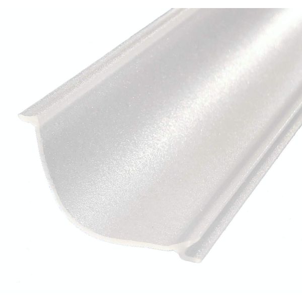 Beam Lighting Under Cabinet Light Cover Replacement | White Ribbed Acrylic Diffuser (UCEL Linkable, 12")