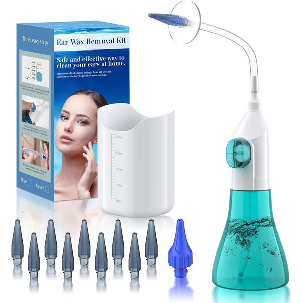 Ear Wax Removal, Cleaner, Cleaning Kit, FSA HSA Eligible, Green