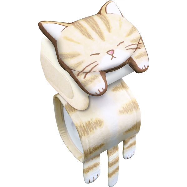 Meibo Cat Nap Roll Paper Holder Toilet Paper Holder Tea Tiger