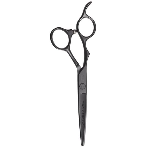 Olivia Garden SilkCut Pro Matt Black Left 5.75 Inches