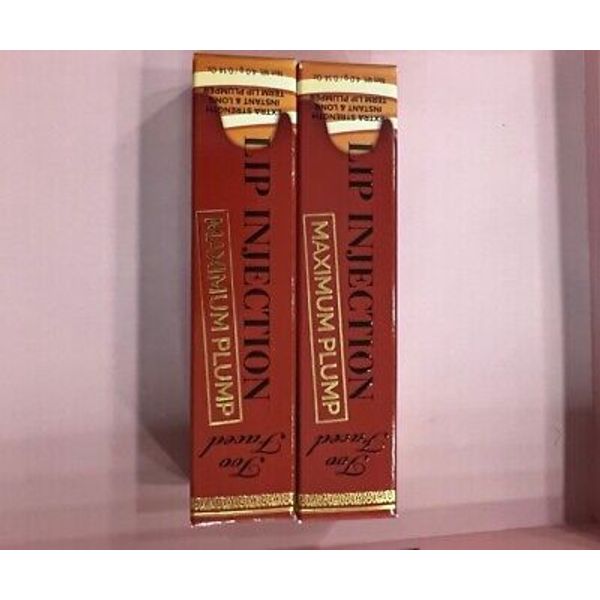 Too Faced Lip Injection Maximum Plump Extra Strength Maple Syrup Lot Of 2