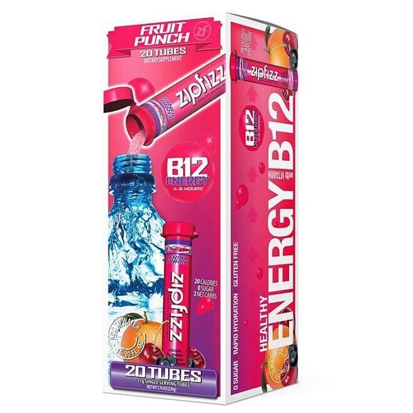 Zipfizz Energy Drink Mix, Fruit Punch (20 ct.)