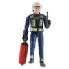 Bruder #60100 Fireman with Accessories -New-Factory Sealed!