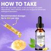 2*60ml Magnesium Taurate Drop for Muscle Function, Nerve, Heart Health Support