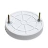 Oatey 43419 Flange Cover Kit, No Size, White