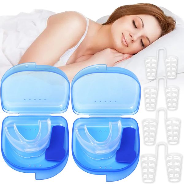 BDSHUNBF 10 Packs Anti Snoring Device, Anti Snore Devices, Snore Stopper Mouthpiece, Stop Snoring Devices, Professional Relieve Snore, Effective Snoring Solution Anti Snoring for Men and Women