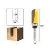YONICO Router Bits Pattern Bit Round Nose Core Box Template 5/8-Inch Diameter 1/4-Inch Shank 14964q