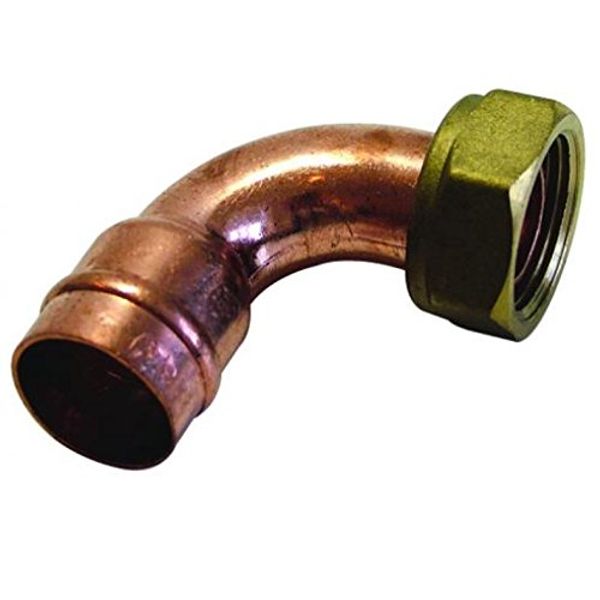 22mm x 3/4 Inch Solder Ring Bent Tap Connector