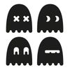 Reflective Berlin Unisex – Erwachsene Decals Reflexaufkleber, Ghost Schwarz, Einheitsgröße