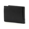 bugatti City Line Coin Wallet with Flap 4 CC Black, black, Classic leather flip top wallet