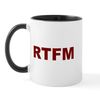 CafePress RTFM Mug 11 oz (325 ml) Ceramic Coffee Mug
