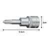 TONE Driver Bit Socket HP3H-P2 0.3 inch (9.5 mm) Drive (3/8") (+) No. 2