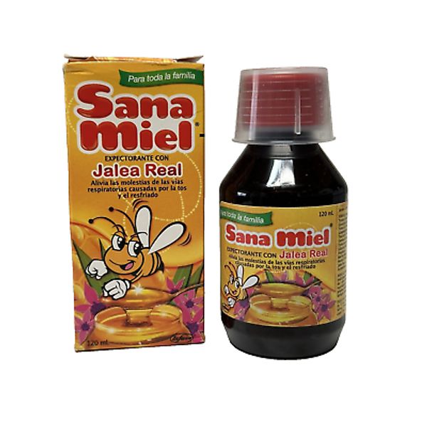 Infasa Sana Miel Jarabe,  All Family, Cough Honey Syrup, Cold & Phlegm 120ml