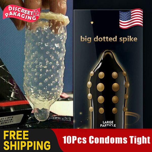 Male Condoms Tight Spike Small Size 52Mm Ultra Thin Latex Condom 10Pcs/Box