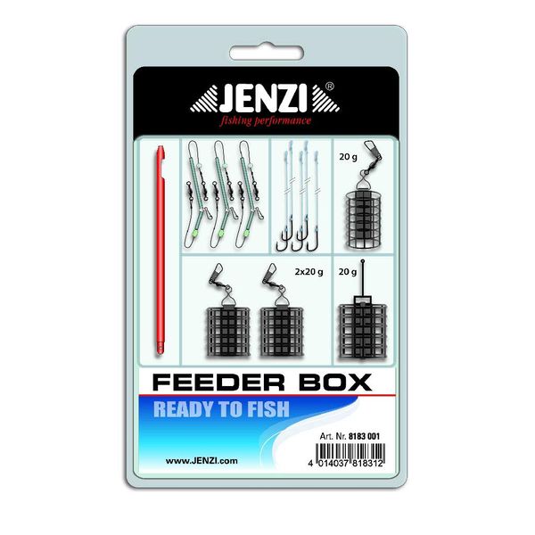 Jenzi Ground Fishing Set Feeder Box