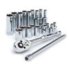 Crescent CSWS2 1/4-Inch Drive Socket Wrench Set, 21-Piece by Crescent