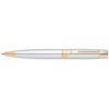 Sheaffer 100 - Refillable rollerball pen, polished chrome, gold-tone trim