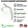 Face Lift Retractors with Light Guide Plastic Surgery Instruments 11cm Length