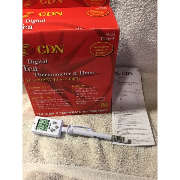 2 Brand New CDN Digital Tea Thermometer & Timer