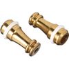 fiXte Solid Brass Curtain Roman Blind Ceiling Light Extractor Fan Cord Pull Handle Switch Pack of 2