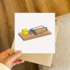 'Mouse Trap' Blank Greeting Card (GC00033724)