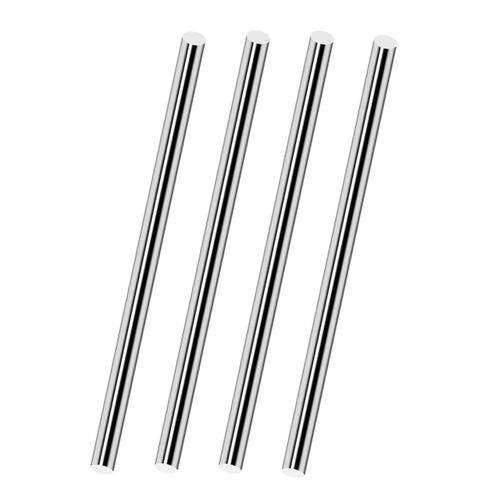 4Pcs 12.7mm x 406mm Stainless Steel Rod,16 Inch(406mm) Length 1/2 Inch(0.5"-12.7mm) Diameter 304 Stainless Steel Round Rod for DIY Craft,CNC.