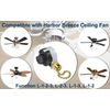 Pull Chain 3-Speed 4-Wire Control Switch for Westinghouse Ceiling Fan