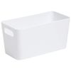 Wham 6.01 Rectangular 20cm Home Studio Storage Basket (White)