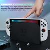 DLseego Case Compatible with Switch 2,Dockable Split Design Sturdy Cool Protective Cover with 2PCS Soft Handle Grip Shell,White