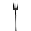 Disposable Heavy Weight Black Plastic Salad Fork 64pcs