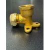 NPH Compression Wall Plate Elbow, 15 mm X 1/2" - Brass