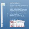 Replacement Tips for Waterpik Water Flosser, Waterpik Replacement Heads, Storage Case & AquaFlosser 6 Tips (Aquaflosser 6 Tips)
