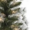 2x Glitter Pre-Lit LED Potted Christmas Tree 3 1/2ft