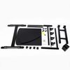 Tattoo Tray On Wheels, Portable Mobile Tattoo Workstation with Universal Wheels, 65-97cm Height Adjustable, Salon Cart Hairstylist Mobile Display Stand