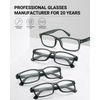 LUFF Unbreakable Reading Glasses for Women,4PCS Blue Light Blocking Reading Glasses Men,Comfortable Spring Hinge Readers