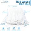 KLEEN HANDLER Disposable Industrial Mop Head Replacement | Non-Woven Cut-End Wet Floor Mop Refill