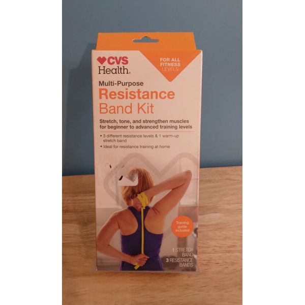 CVS Health, Multi-Purpose, Resistance Band Kit, For All Fitness Levels