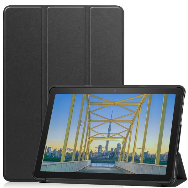 TRkin Compatible 2023 Release Fire HD 10 13th Gen 10.1 Inch Cover Tablet Case Ultra Thin Folio Stand Rebound Magnetic Smart Case Function Shock Absorption Premium PU Leather Full Protective Case