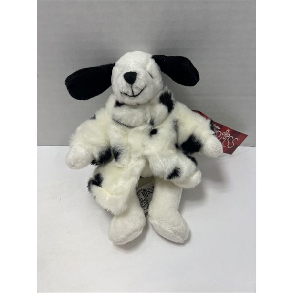 Russ DONATELLA DALMATIAN DOG IN COAT 7" Plush STUFFED ANIMAL Toy