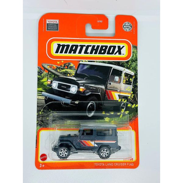 Matchbox 2022 - Toyota Land Cruiser FJ40 - Gray - 97/100 - Mint/NrMint Ships Bubble Wrapped in a Box