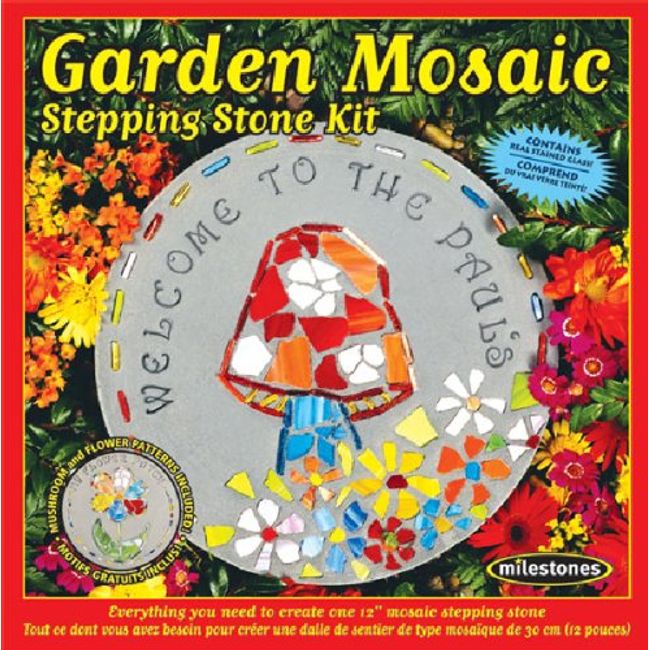 Midwest Products Garden Mosaic Stepping Stone Kit