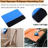 EHDIS Vinyl Wrap Tool Window Tint Kit 7 Pieces Vehicle Tinting Tools Car Glass Protective Film Wrapping Installation Set Included Vinyl Scraper, Window Rubber Squeegee,Cutting Knife with Blades